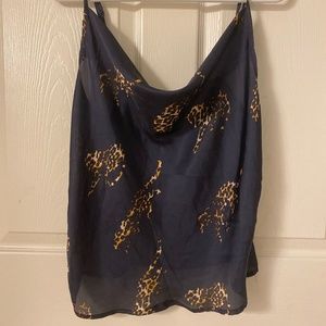 Cheetah Print slip shirt